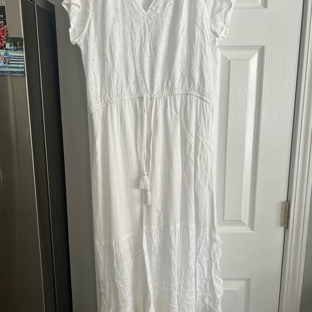 Sonoma White Textured Dress